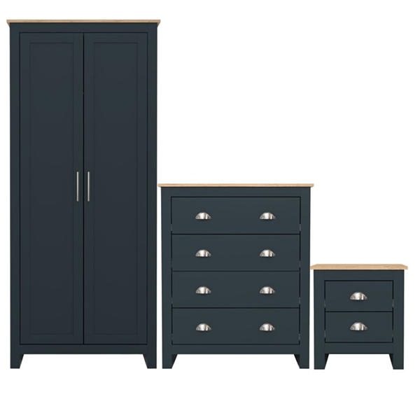 Jack Wills Lancaster 3 Piece Bedroom Set Blue