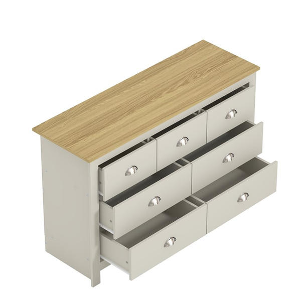 Jack Wills Lancaster Multi Chest Of Drawers Grey