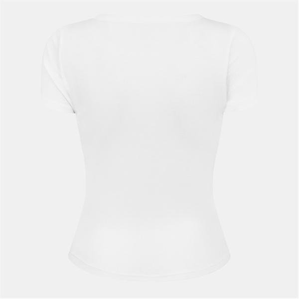 Jack Wills Layered Tee Ld53 White