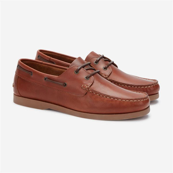 Jack Wills Leather Boat Shoes Tan