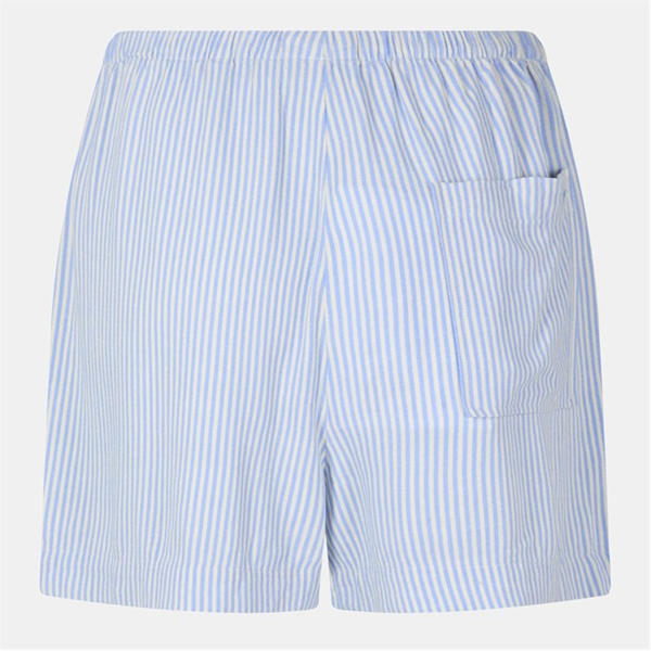 Jack Wills Linen Shorts Blue Stripe