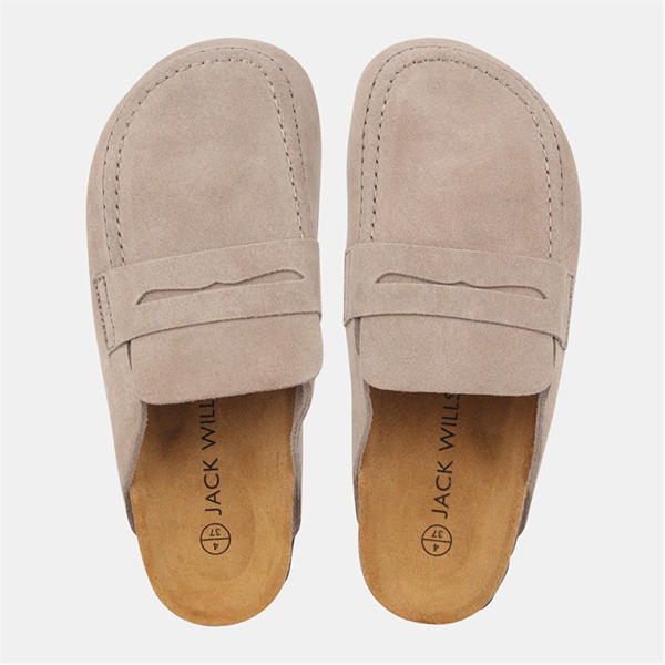 Jack Wills Loafer Sandal Ld63 Taupe