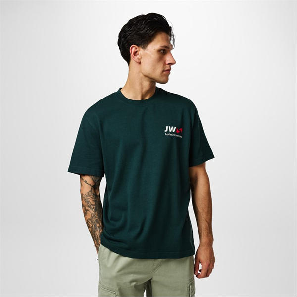 Jack Wills Lock Up T Shirt Mens Evergreen