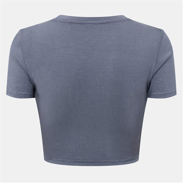 Jack Wills Logo Baby Tee Dark Grey