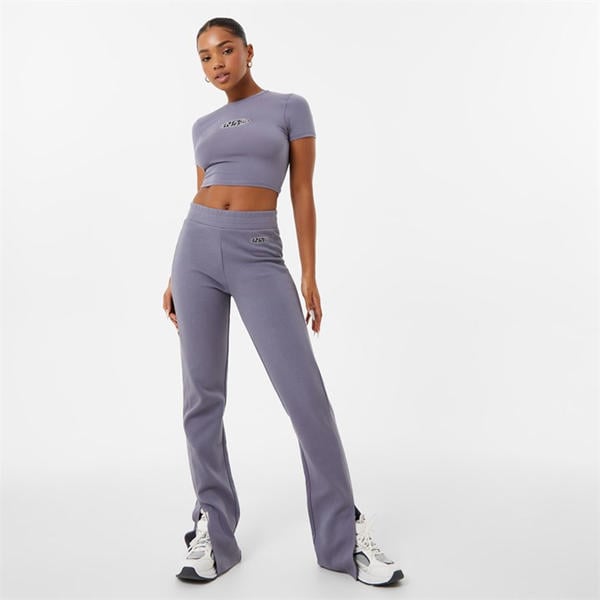 Jack Wills Logo Baby Tee Dark Grey