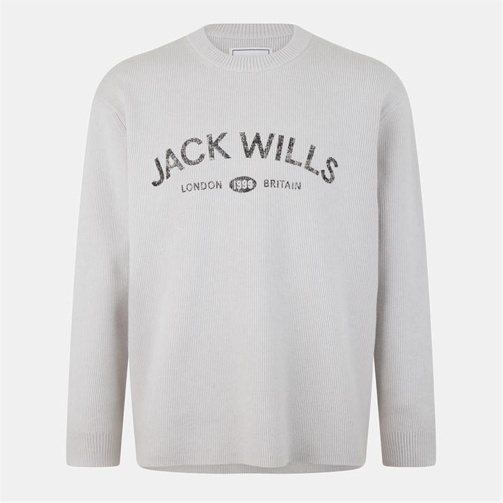 Jack Wills Logo Jumper Willow