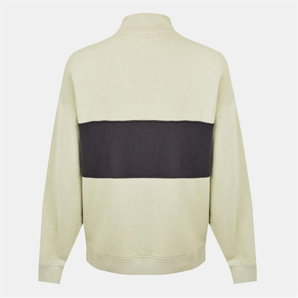 Jack Wills Logo Quarter Zip Fleece Pistachio