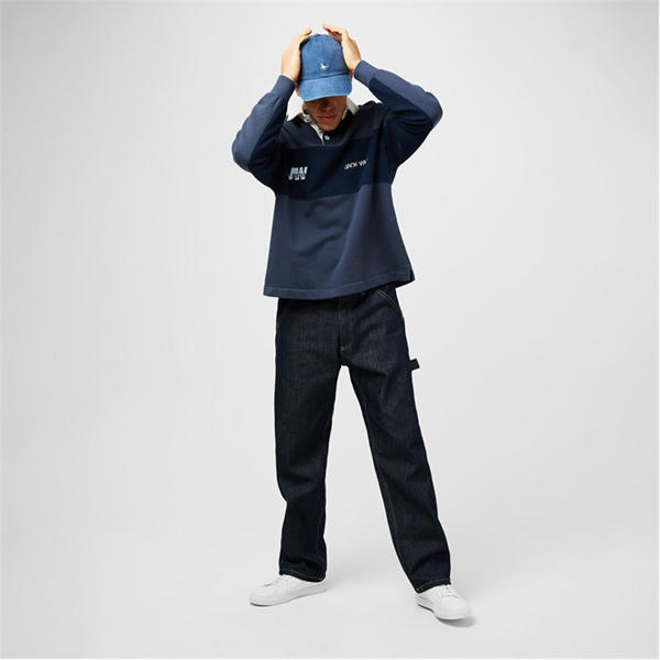 Jack Wills Logo Rugby Polo Night Sky