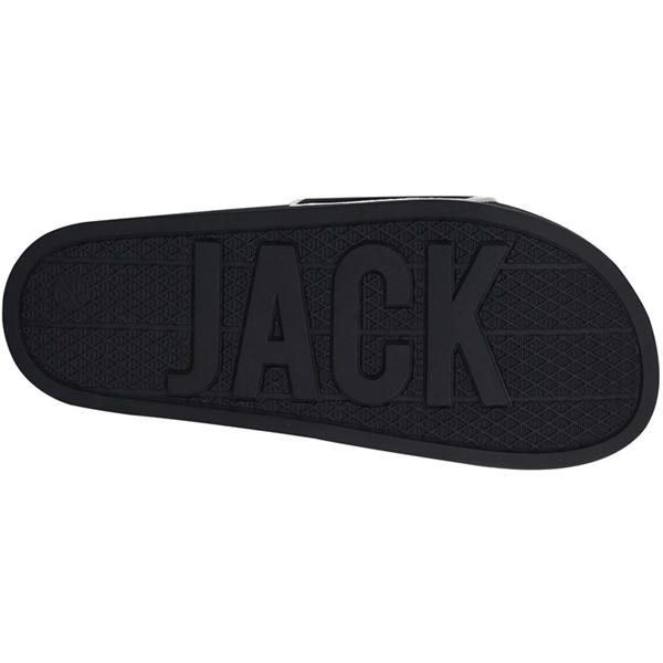 Jack Wills Logo Sliders White/Black