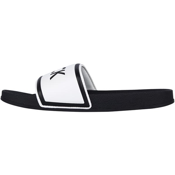 Jack Wills Logo Sliders White/Black