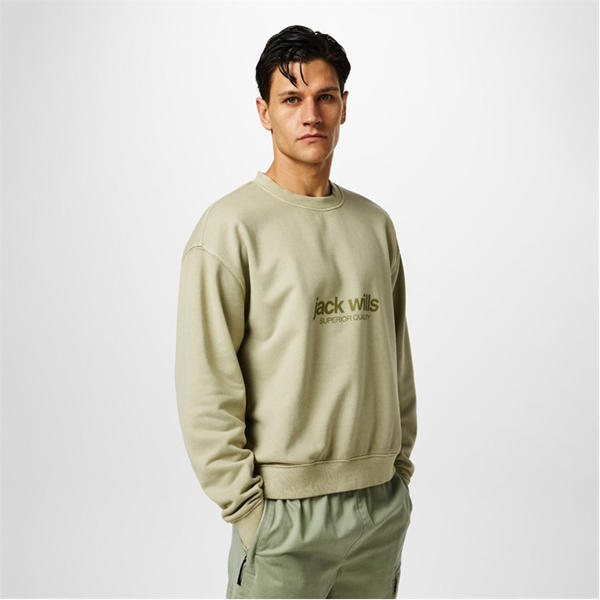 Jack Wills Logo Sweatshirt Willow