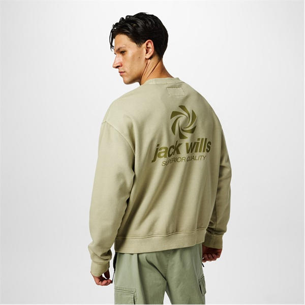 Jack Wills Logo Sweatshirt Willow