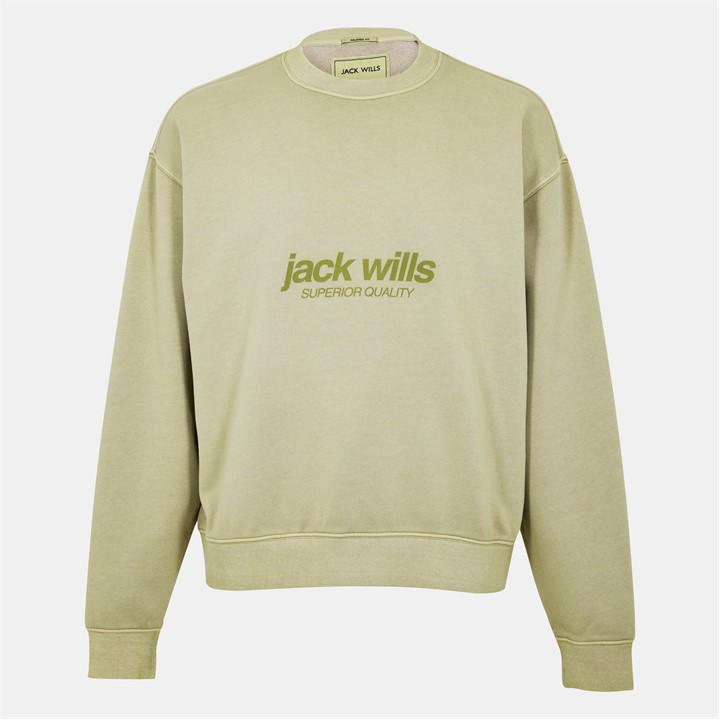 Jack Wills Logo Sweatshirt Willow