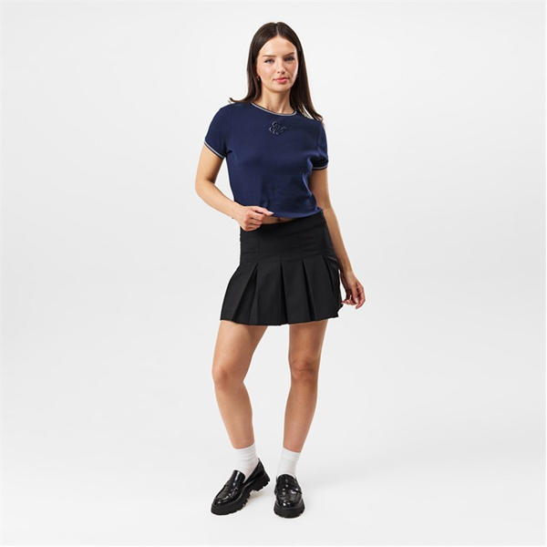 Jack Wills Logo Tee Navy/White