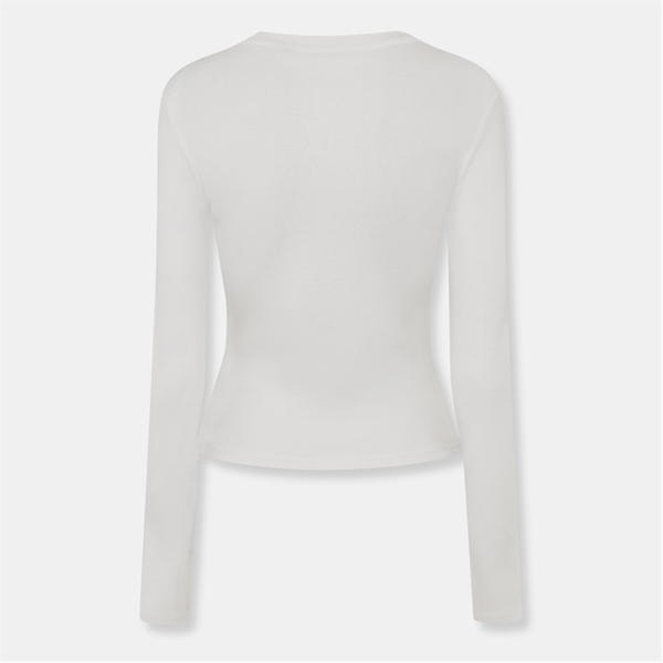 Jack Wills Long Sleeve Baby Tee White