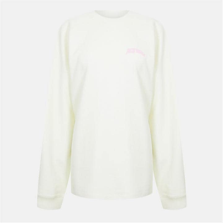 Jack Wills Long Sleeve T Shirt Vintage White