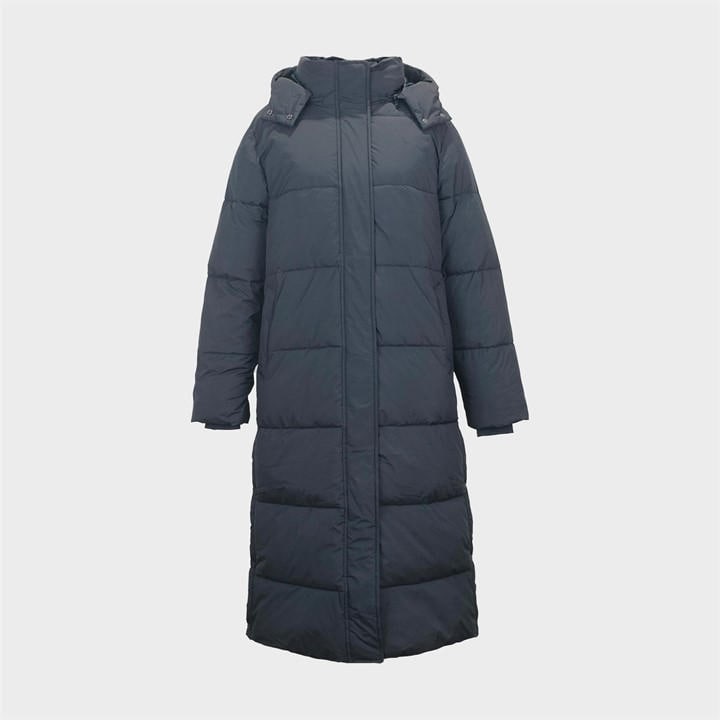 Jack Wills Longline Puffer Ld54 Black