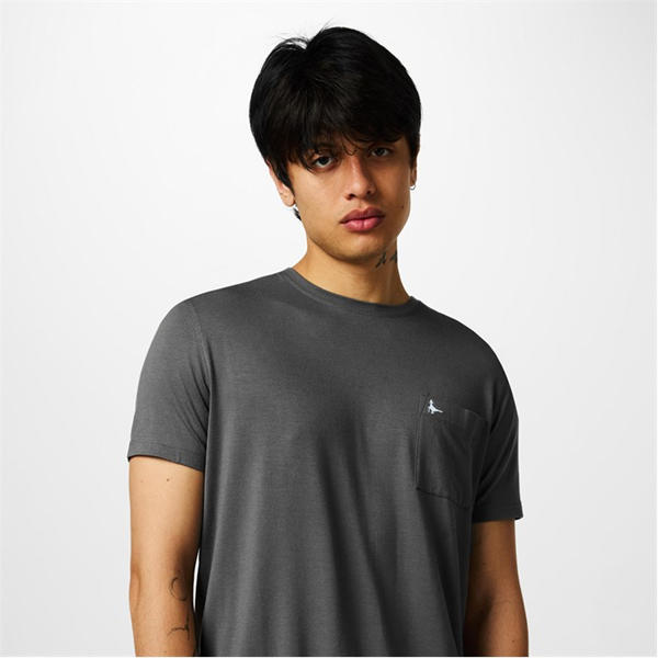 Jack Wills Lounge T Shirt Slate
