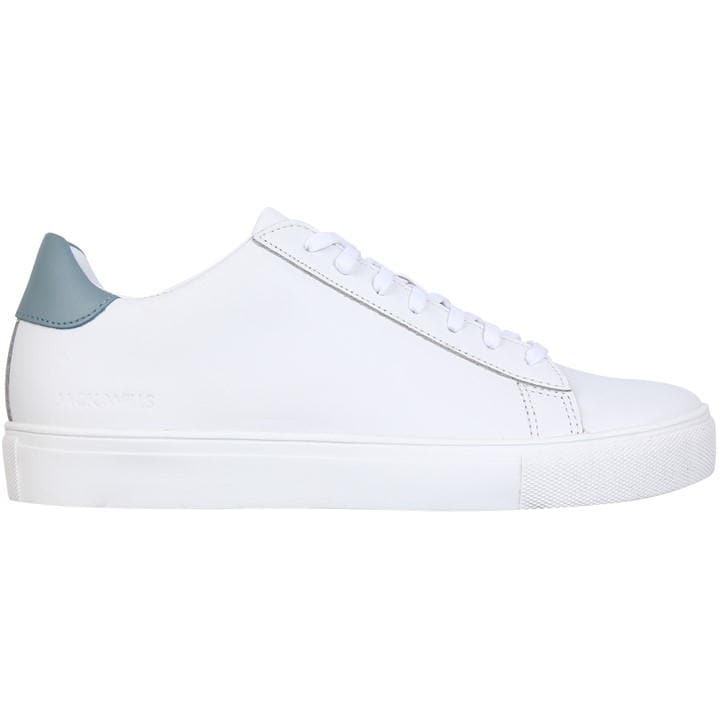 Jack Wills Low Leather Trainer White