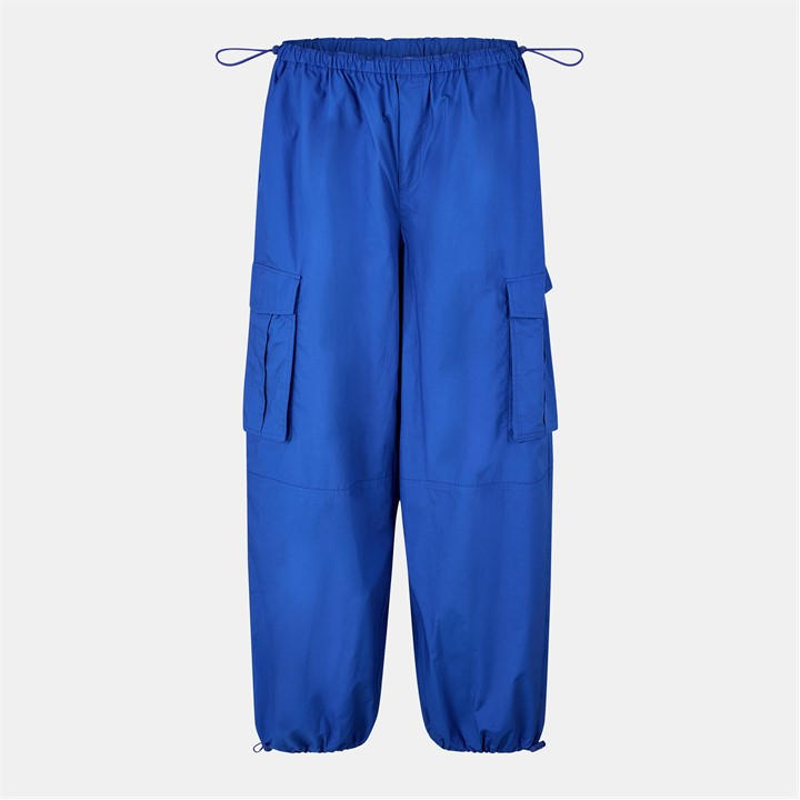 Jack Wills Low Parachute Trousers Cobalt