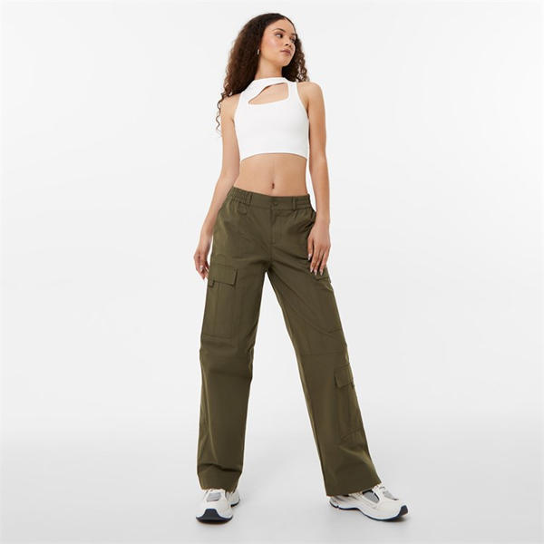 Jack Wills Low Rise Cargos Khaki