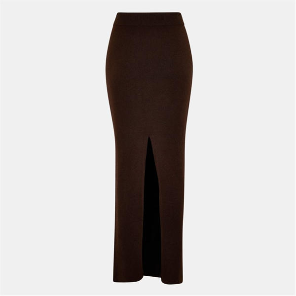 Jack Wills Maxi Knit Skirt Cocao