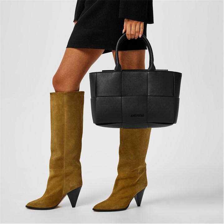 Jack Wills Med Weave Bag Black