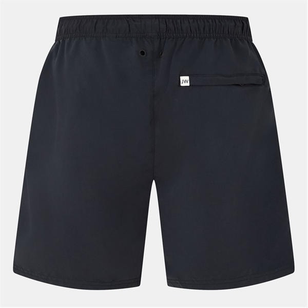 Jack Wills Mid Length Swim Shorts Mens Black
