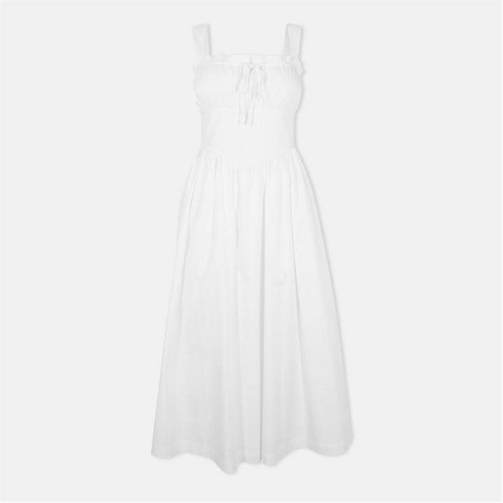 Jack Wills Midi Dress White