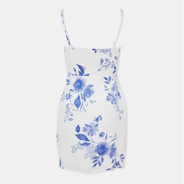Jack Wills Mini Dress White Print