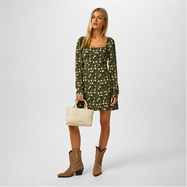 Jack Wills Mini Weave Bag Cream