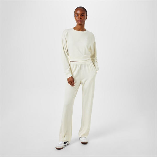 Jack Wills Modal Open Hem Joggers White