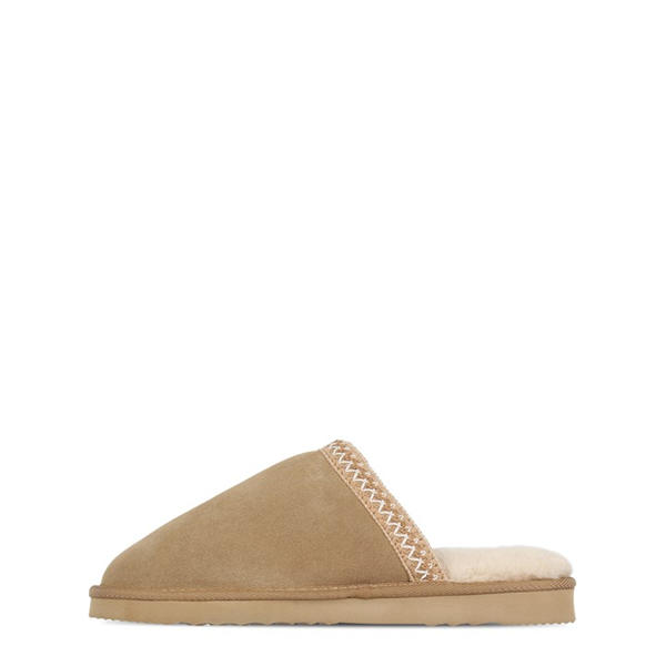 Jack Wills Mule Slippers Tan