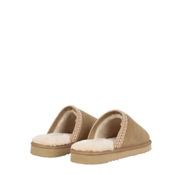 Jack Wills Mule Slippers Tan