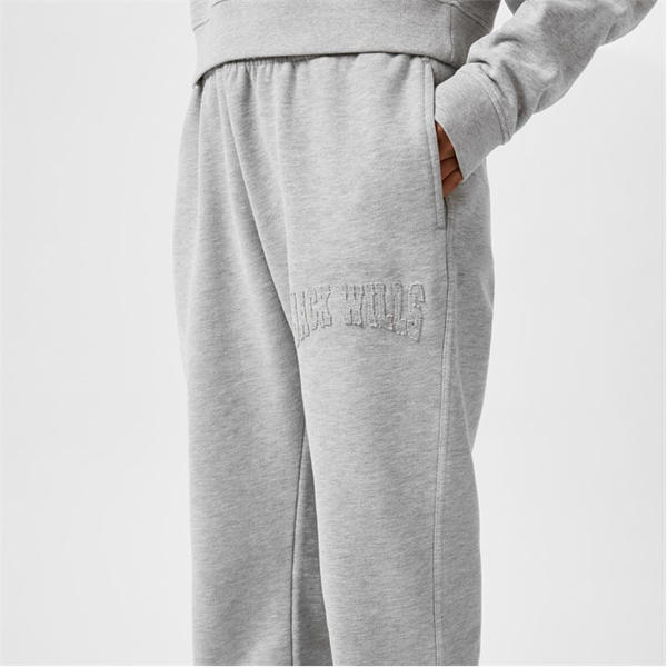 Jack Wills Neat Cuff Joggers Womens Grey Marl