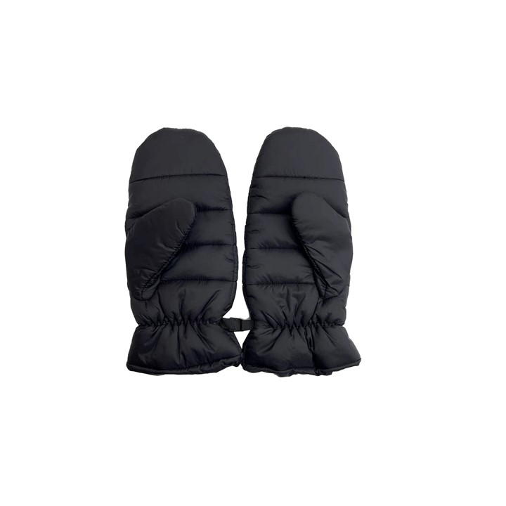 Jack Wills Nylon Mittens Black