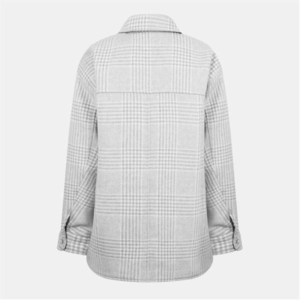 Jack Wills Ouston Shacket Grey Check