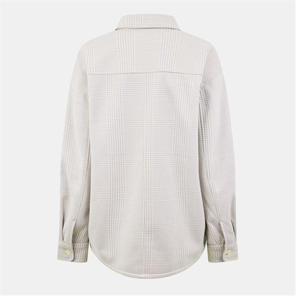 Jack Wills Ouston Shacket Womens Stone Check