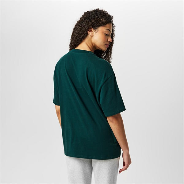 Jack Wills Oversize Applique T Shirt Womens Dark Green