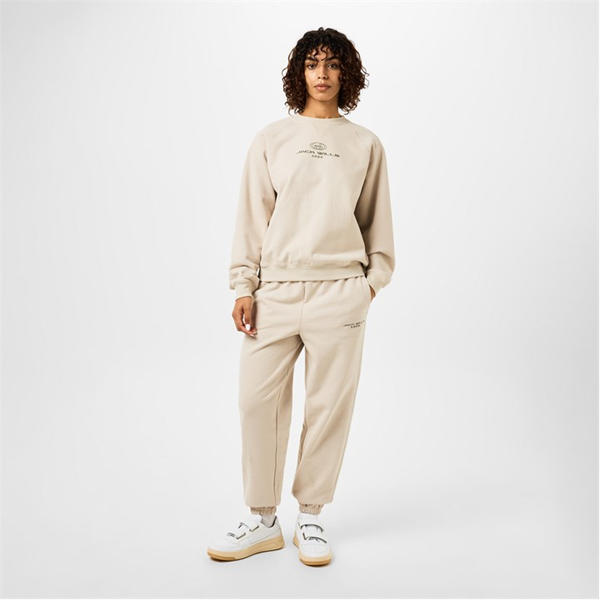 Jack Wills Oversized Graphic Jogger Stone