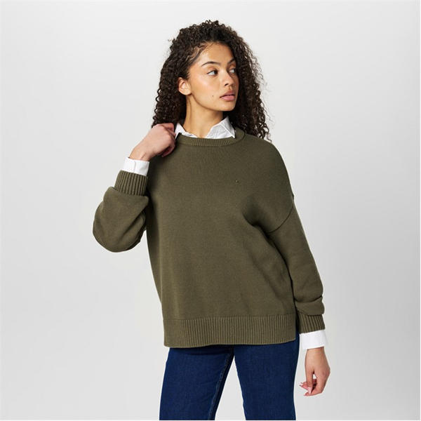 Jack Wills Oversized Jumper Dark Khaki