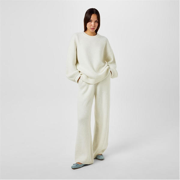 Jack Wills Oversized Knit Joggers Vintage White