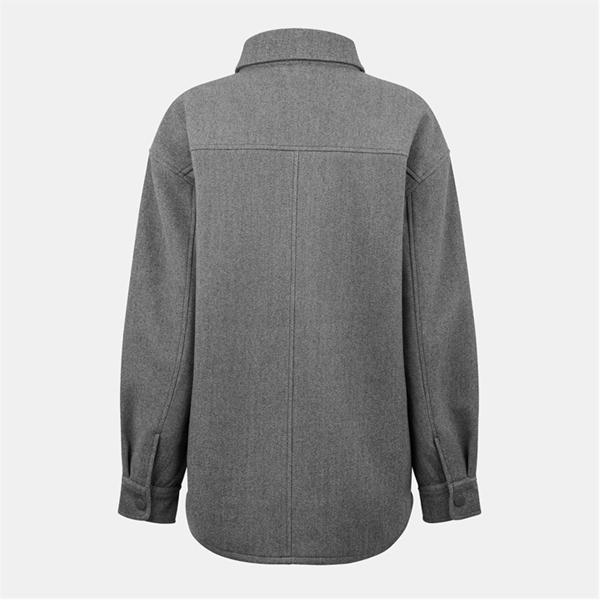 Jack Wills Padded Shacket Charcoal