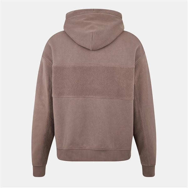 Jack Wills Panel Hoodie Brick Pink
