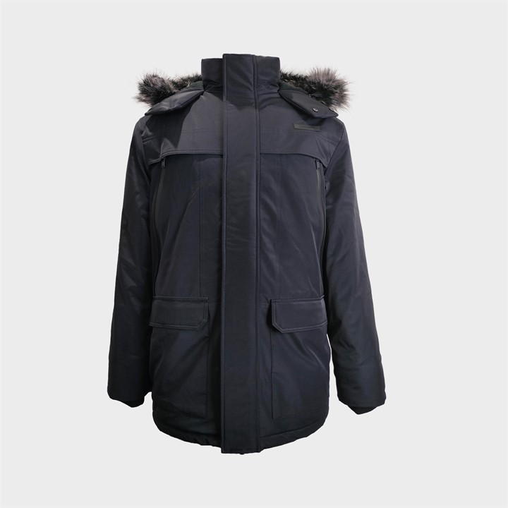 Jack Wills Parka Jacket Black