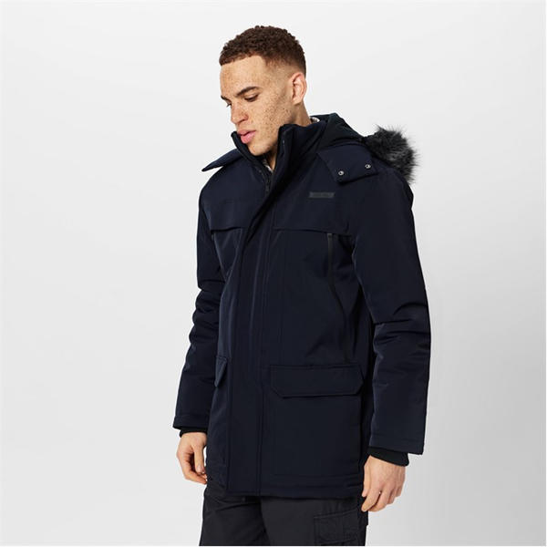 Jack Wills Parka Jacket Men Black