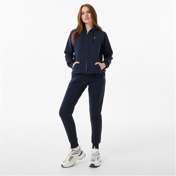 Jack Wills Pheasant Logo Zip Hoodie Navy