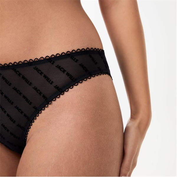 Jack Wills Phoebe Brief Black