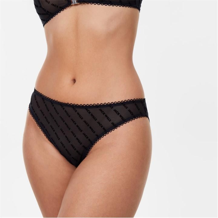 Jack Wills Phoebe Brief Black