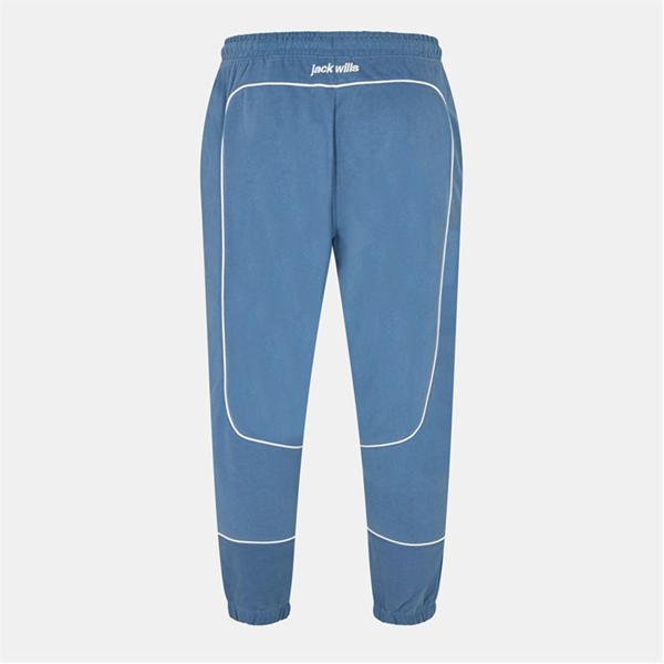 Jack Wills Piped Sport Jogging Bottoms Vintage Indigo